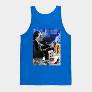 George Gershwin Collage Portrait Tank Top